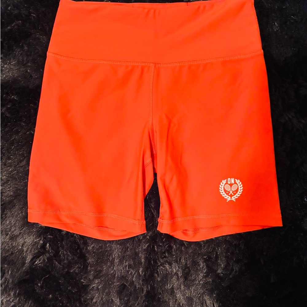 Old Navy Women's Bright Orange Bike Shorts
